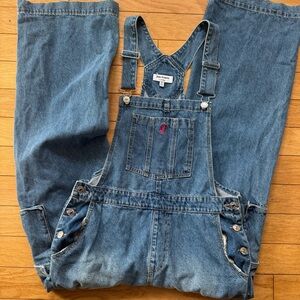 Juicy Couture Y2K Denim Cargo Overalls Wide Leg
